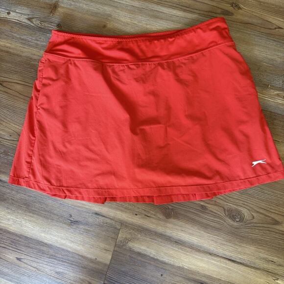 Slazenger golf skort size LG 10-12 Red/orange - Picture 1 of 9